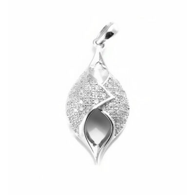 SREBRNA ZAWIESZKA Z CYRKONIAMI