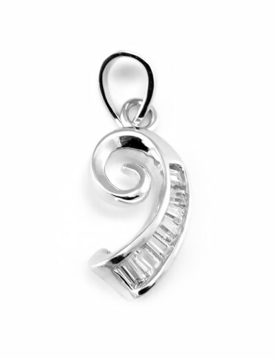 SREBRNA ZAWIESZKA Z CYRKONIAMI