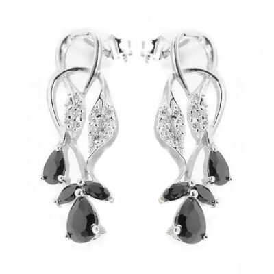 SREBRNE KOLCZYKI Z CYRKONIAMI