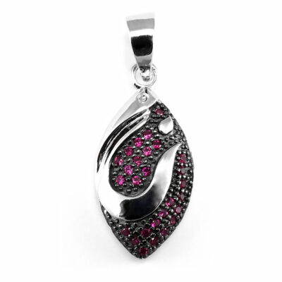 SREBRNA ZAWIESZKA Z CYRKONIAMI