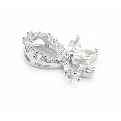 SREBRNA ZAWIESZKA Z CYRKONIAMI