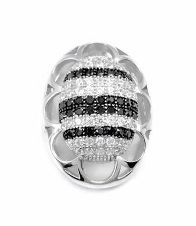 SREBRNA ZAWIESZKA Z CYRKONIAMI