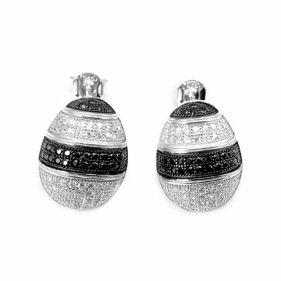 SREBRNE KOLCZYKI Z CYRKONIAMI