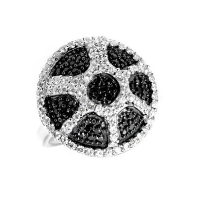 SREBRNY PIERŚCIONEK Z CYRKONIAMI