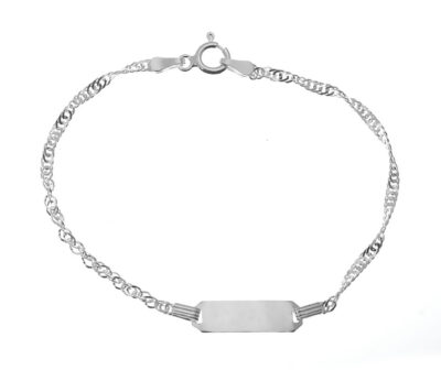 SREBRNA BRANSOLETKA BLASZKA