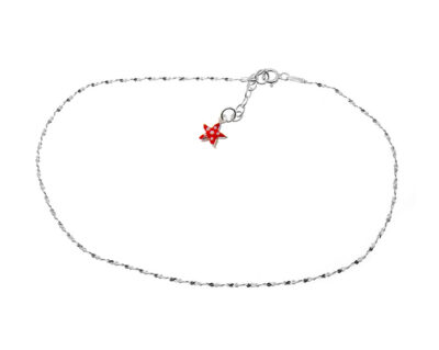 SREBRNA BRANSOLETKA GWIAZDKA