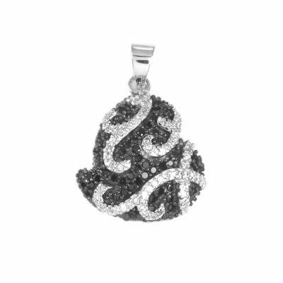 SREBRNA ZAWIESZKA SERDUSZKO Z CYRKONIAMI