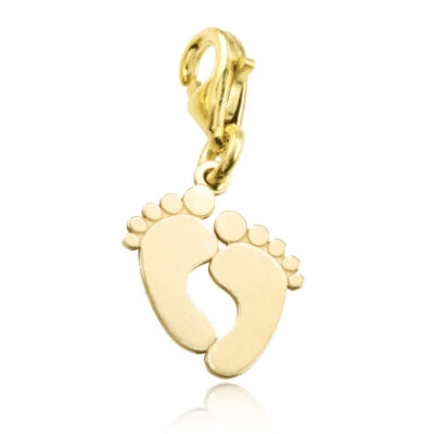 ZŁOTY CHARMS STÓPKI