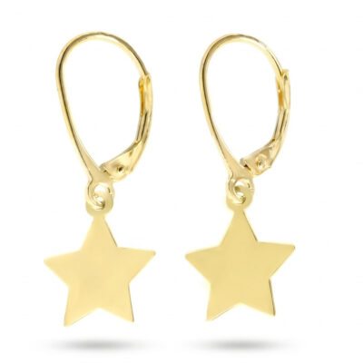 KOLCZYKI WISZĄCE GWIAZDKI