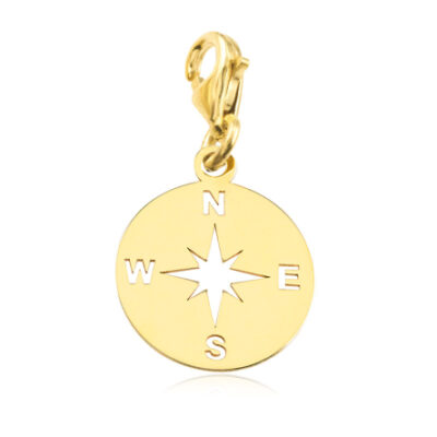 ZŁOTY CHARMS RÓŻA WIATRÓW