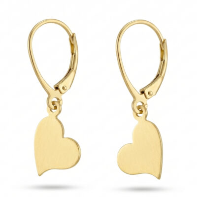 KOLCZYKI WISZĄCE SERDUSZKA