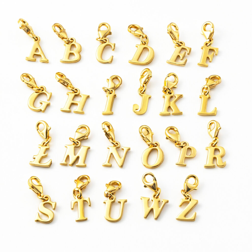 ZŁOTY CHARMS LITERKA