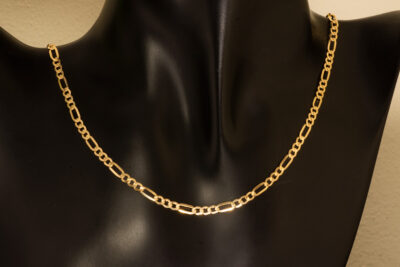 ZŁOTY ŁAŃCUSZEK FIGARO 55 cm