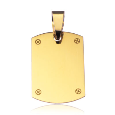 ZŁOTA ZAWIESZKA BLASZKA