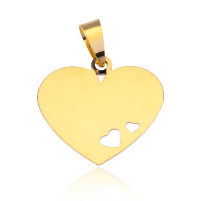 ZŁOTA ZAWIESZKA SERCE