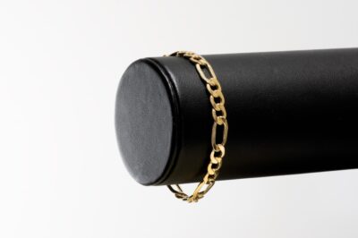 Złota Bransoletka Figaro 20 cm Próba 333