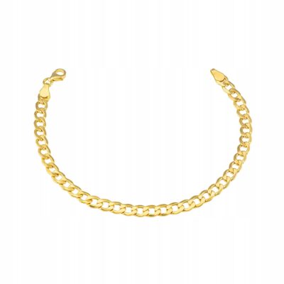 Złota Bransoletka Pancerka 18 cm Próba 333