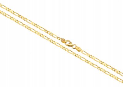 Złoty Łańcuszek Figaro 60 cm Próba 585
