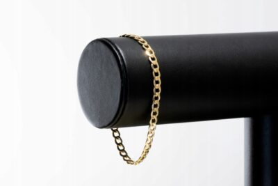 Złota Bransoletka Pancerka 20 cm Próba 333