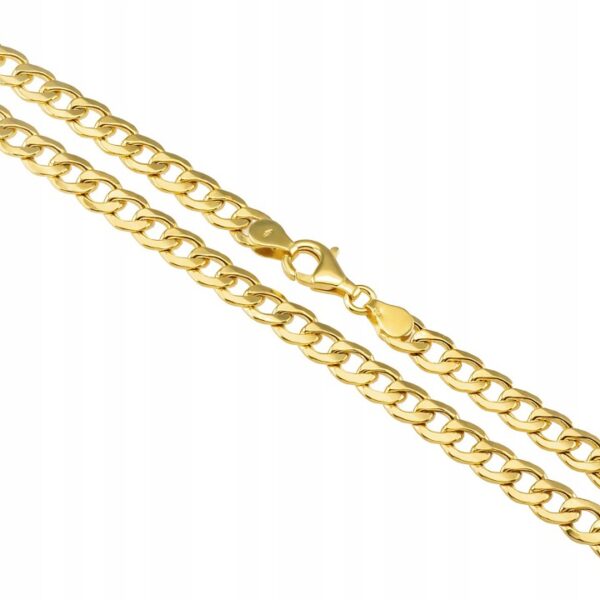Złoty Łańcuszek Pancerka 50 cm