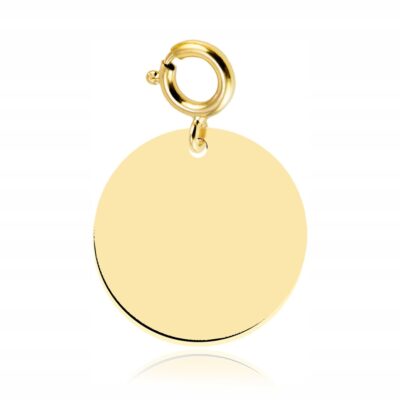 Złoty Charms na bransoletkę Pełne Koło próba 585