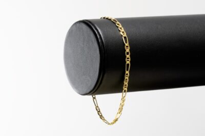 Złota Bransoletka Figaro 21 cm Próba 585