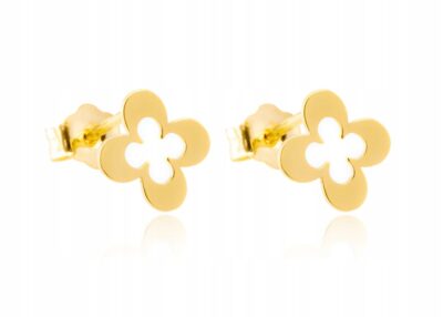 Kolczyki Złote Kwiatki