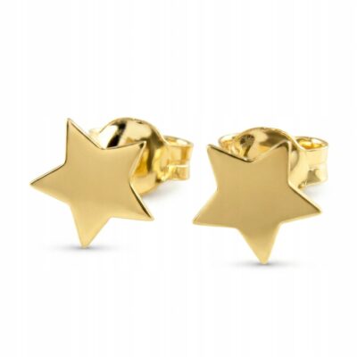 ZŁOTE KOLCZYKI GWIAZDKI