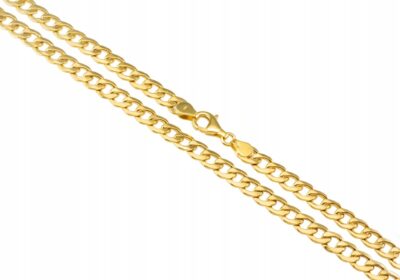 Złoty Łańcuszek Pancerka 60 cm Próba 585