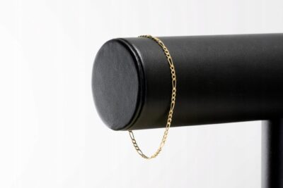 Złota Bransoletka Figaro 19 cm Próba 585